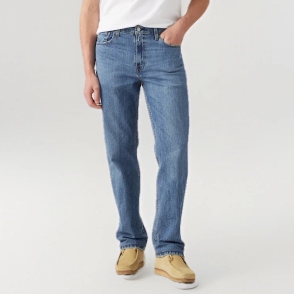 NWT Levi’s 550 Blue Jeans Mens 33x32 Relaxed Fit Straight Leg 100% Cotton